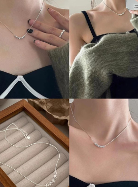 碎银子项链女2026新款轻奢百搭