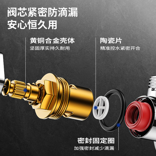 九牧卫浴官方旗舰店角阀三角阀黄铜热水器马桶开关水阀 - 图1