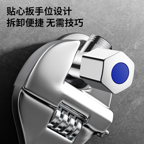 九牧卫浴官方旗舰店角阀三角阀黄铜热水器马桶开关水阀 - 图3