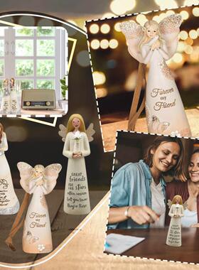 天使捧花情人节友谊Celebrating friendship gifts树脂工艺品摆件