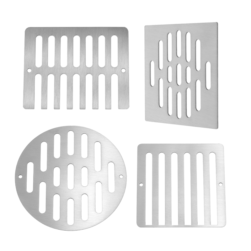 304不锈钢雨水篦子排水挡水格栅板侧排墙排地漏盖板下水道过滤网