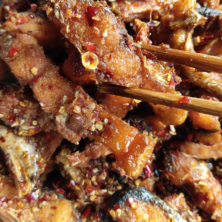 湖南特产干货郴州桂东香辣鱼块干炒好一斤香辣鱼干500克家乡特产,淘宝优惠券,粉丝福利购,淘宝优惠卷