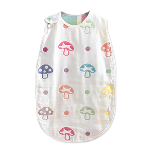 婴儿睡袋纯棉纱布防踢被