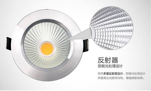 COB射灯3W5W7W筒灯开孔5cm客厅led天花射灯背景墙灯牛眼灯 - 图1