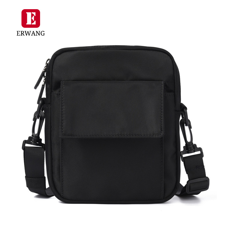 男士ins潮小包帆布休闲潮牌斜挎包 尔旺男士包袋