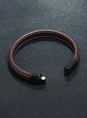 欧美手镯皮革手链百搭