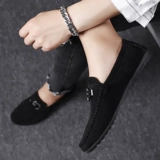 Мужские туфли, универсальная тонкая летняя дышащая трендовая повседневная обувь для отдыха, в корейском стиле, 2022