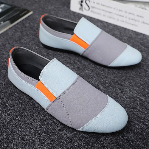 Универсальная летняя тканевая дышащая трендовая повседневная обувь, в корейском стиле