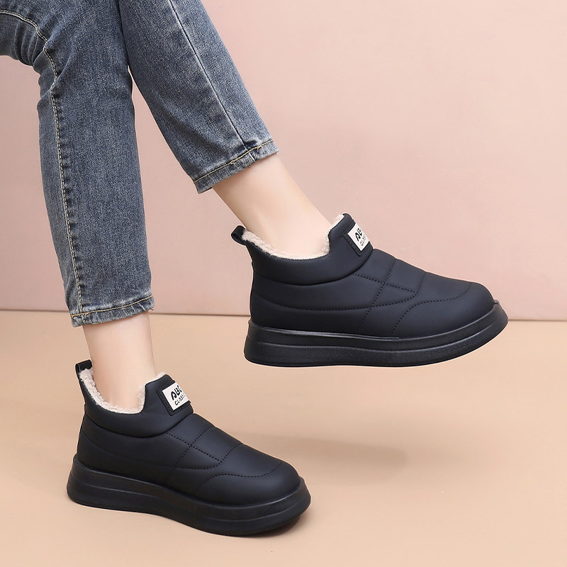 冬季新款加绒保暖棉鞋时尚雪地靴防寒防风老北京棉鞋女妈妈鞋厚底,淘宝优惠券,粉丝福利购,淘宝优惠卷