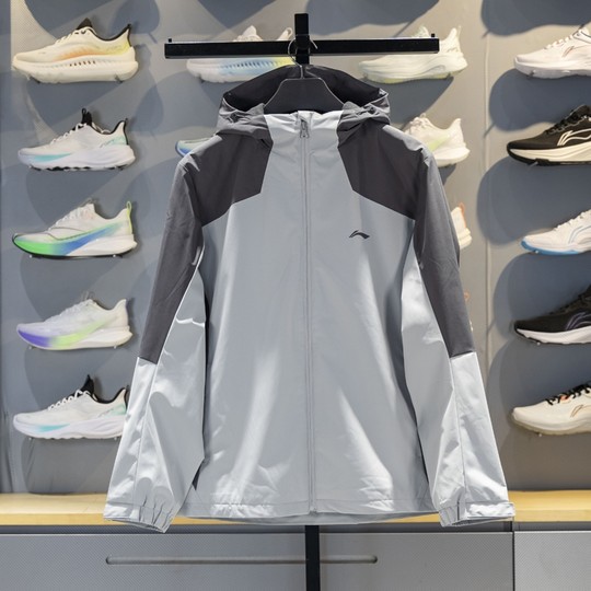 Li Ning sports windbreaker plus velvet to keep warm