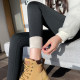 High waisted velvet shark pants for women, warm, tight and slimming