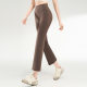 Eight-point bootcut yoga pants for women, straight leg shark pants