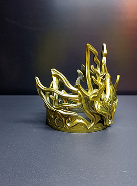 创意仿玉树脂打印金属汉服