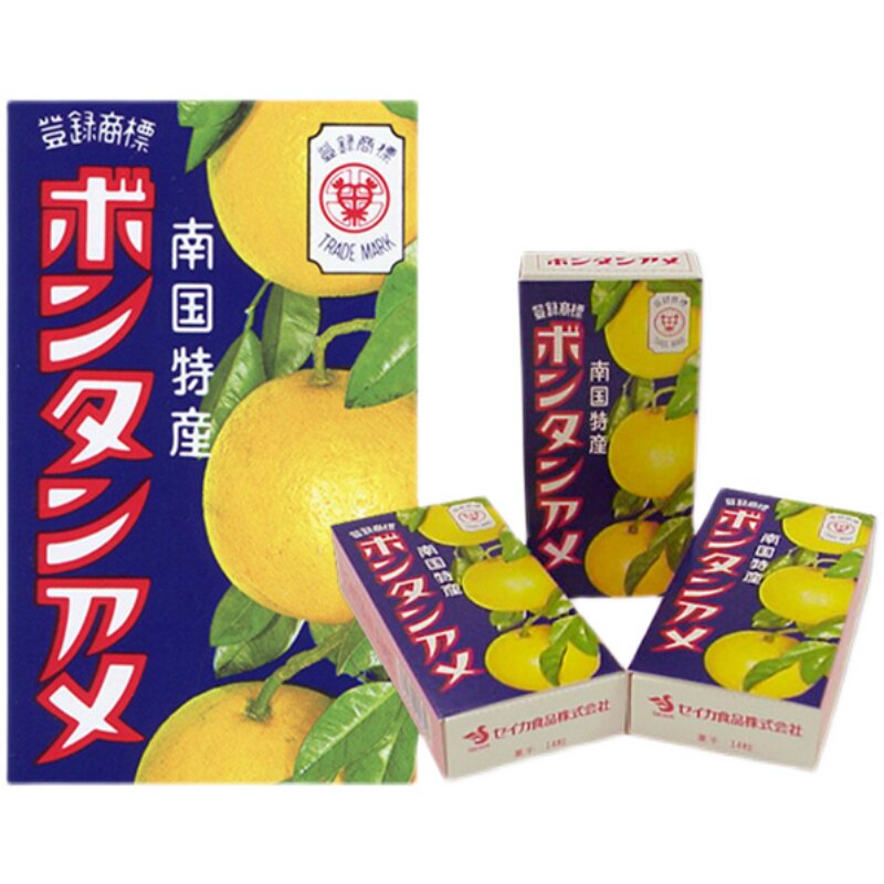 南国特产日本柚子软糖seika兵六饼抹茶菠萝水果味糖网红10粒装