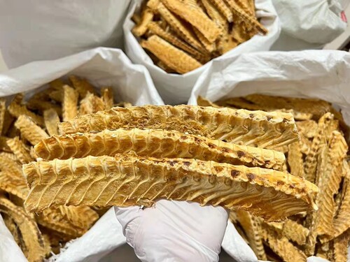 鳕鱼骨原色深海鱼骨干货好钙煲汤孕妇儿童营养食材北海特产500g - 图0