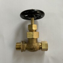 Marine copper clamping sleeve valve external threaded tooth stop valve JISF7388 7389 boiler valve 20K6 Japanese mark Corker Straight