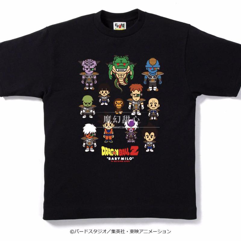 魔幻甜心日本代购 bape X RAGONBALL Z龙珠联名T恤 男女款7