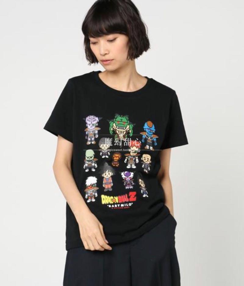 魔幻甜心日本代购 bape X RAGONBALL Z龙珠联名T恤 男女款7