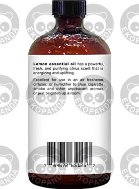 Majestic Pure Lemon Essential Oil for Aromatherapy, 4 fl. Oz