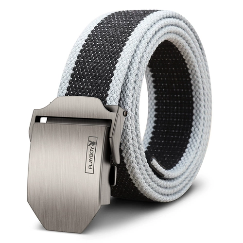 Playboy, тканевый ремень, плетеные универсальные штаны, простой и элегантный дизайн, в корейском стиле