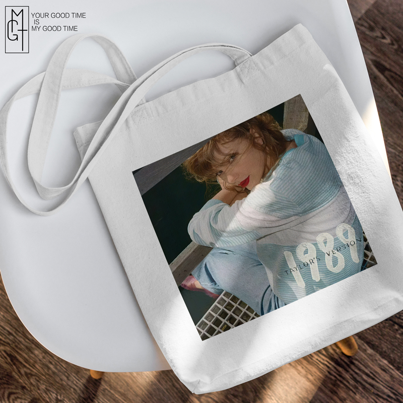 Taylor Swift 1989 霉霉帆布包 Taylor's version重录专辑 帆 - 图1