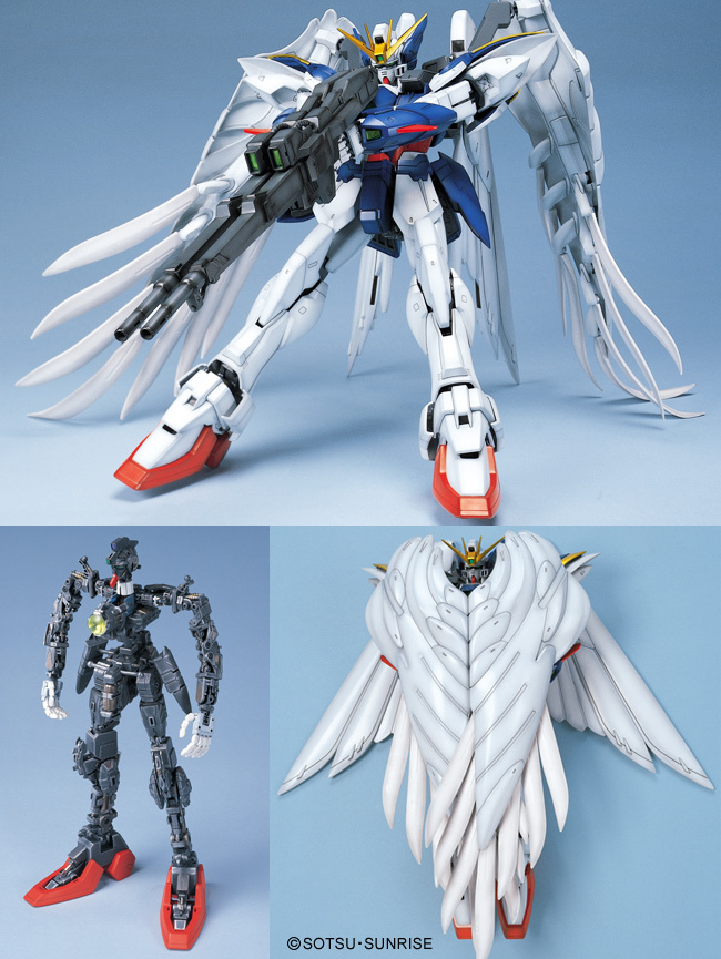 万代模型 1/60 PG WING ZERO GUNDAM 零式飞翼 掉毛 天使高达 - 图2