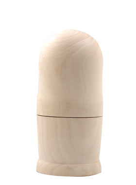 俄罗斯套娃10层椴木白胚21CM 儿童DIY手绘玩具木质工艺品摆件礼品