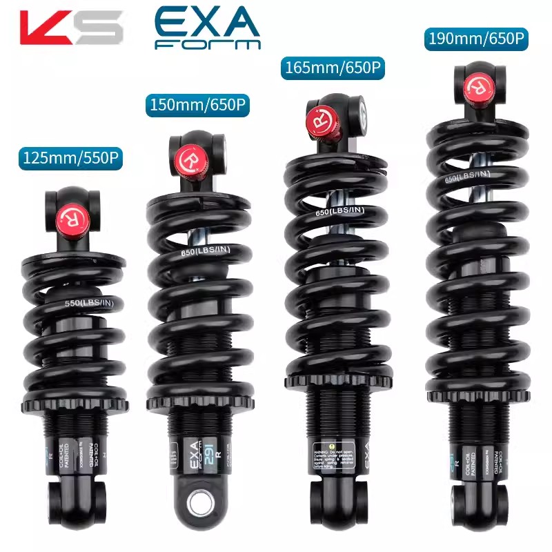 KS EXA油压避震器山地自行车软尾后胆电动滑板车减震器带阻尼调节-图0