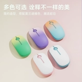 Сиреневая беспроводная мышь, милый беззвучный ноутбук, D1, bluetooth