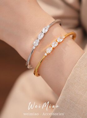 手镯高级感手环中古18轻奢手饰