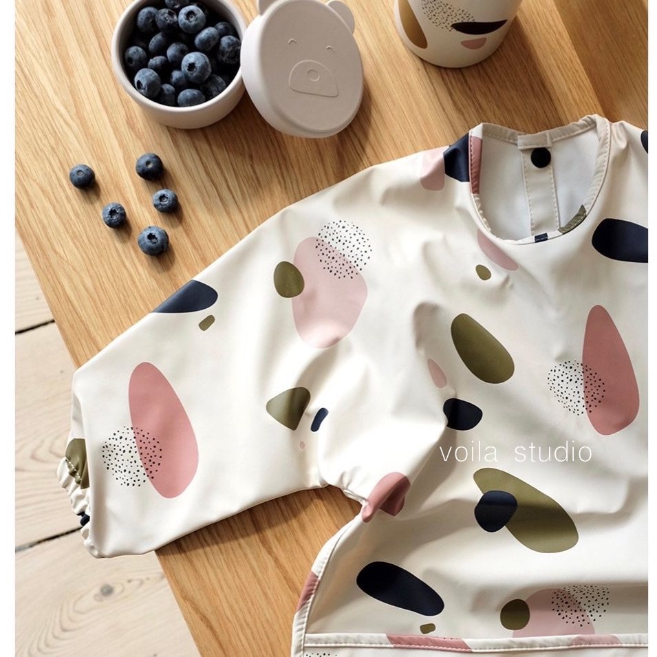 【限时特价】丹麦风儿童防水反穿衣围兜宝宝吃饭围嘴超软婴儿饭兜,淘宝优惠券,粉丝福利购,淘宝优惠卷