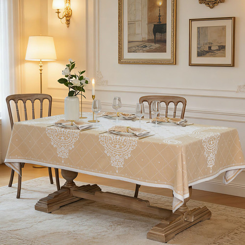 ekelund加冕桌布欧式古典长方形餐桌布高级感茶几盖布2026新款 - 图0