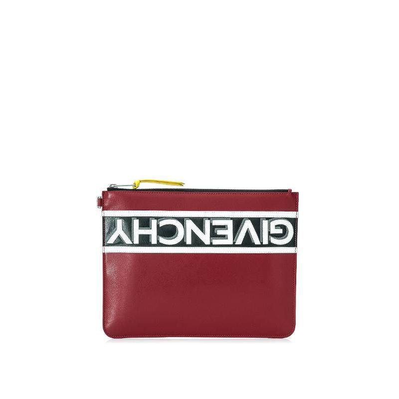 givenchy男士小牛皮拉链大号手拿包 reebonz海外男士包袋