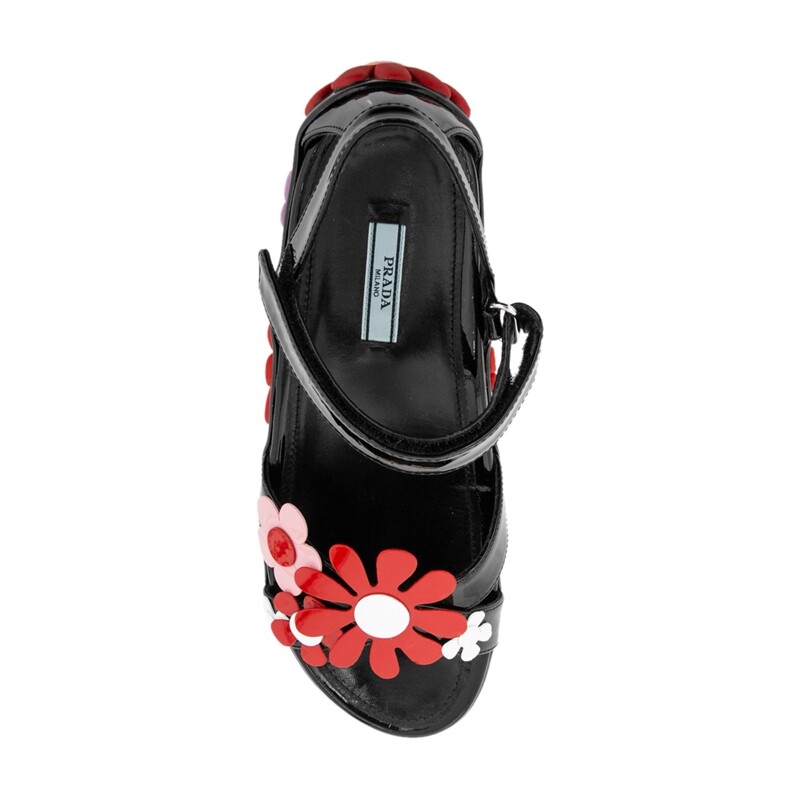 prada /普拉达女士皮革花瓣女鞋 reebonz海外时装凉鞋