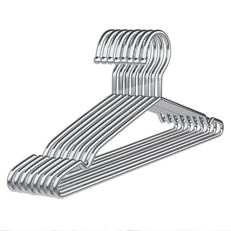 不锈钢衣架家用挂晾衣服衣裳架子加粗加厚凉铁晒衣挂特粗实心撑子,淘宝优惠券,粉丝福利购,淘宝优惠卷