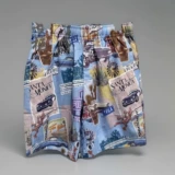 Fila Fila 24 Summer New Men's Casual и Failable Fullprint Loak Woven Cointed Bins Shorts f11m428804
