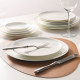 Bone porcelain spitting bone plate household flat plate shallow plate