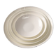 Bone porcelain dish with microwave tableware hat