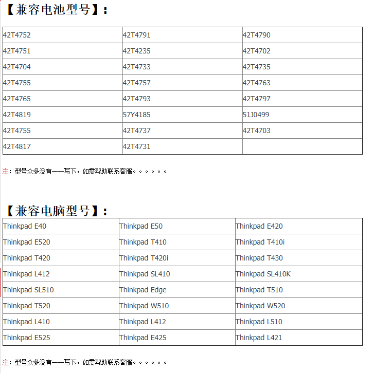 原装联想sl410 k E t420 L410 421 e40 e50 e520 t510笔记本电池-图0