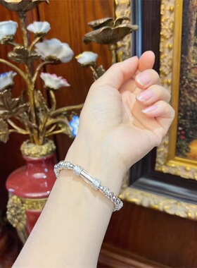 泰国佛饰品 阿赞白矿符管手链 泰经文手饰配饰