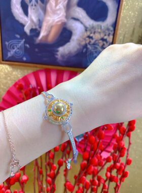 泰国佛牌 古巴习翁 龙婆史奥 水银食金手镯 佛饰手链