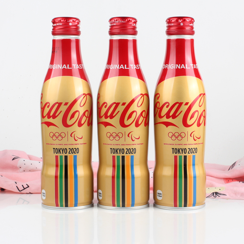 现货/日本进口Coca－Cola东京奥运会限定纪念收藏版可口可乐铝瓶 - 图2