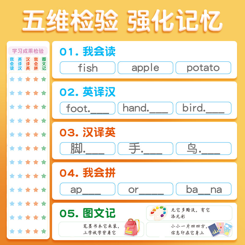 斗半匠英语2000词小学英语单词汇总表人教pep版三到六年级语法音标自然拼读记单词一本通英语学习记背书籍3-6小学生你得这样背单词