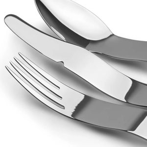 OQO欧克欧不锈钢西餐餐具刀叉勺三件套505050   无包装盒