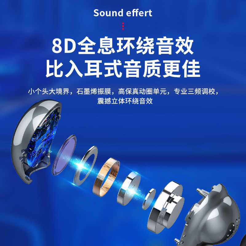 不女生双耳苹果oppo华为vivo耳机 创致伟业电器蓝牙耳机