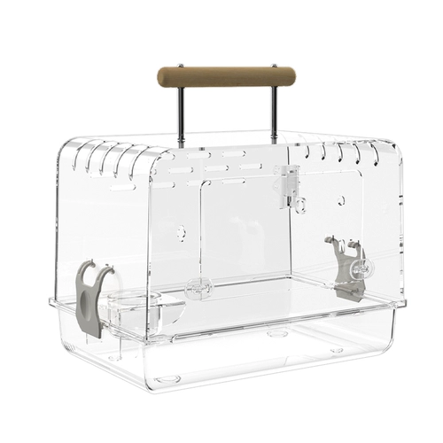 Хомять с прозрачной клеткой Акриловой анти -бийт -карликовой гнездо Golden Kalie Totoro Special Cage Portable Product