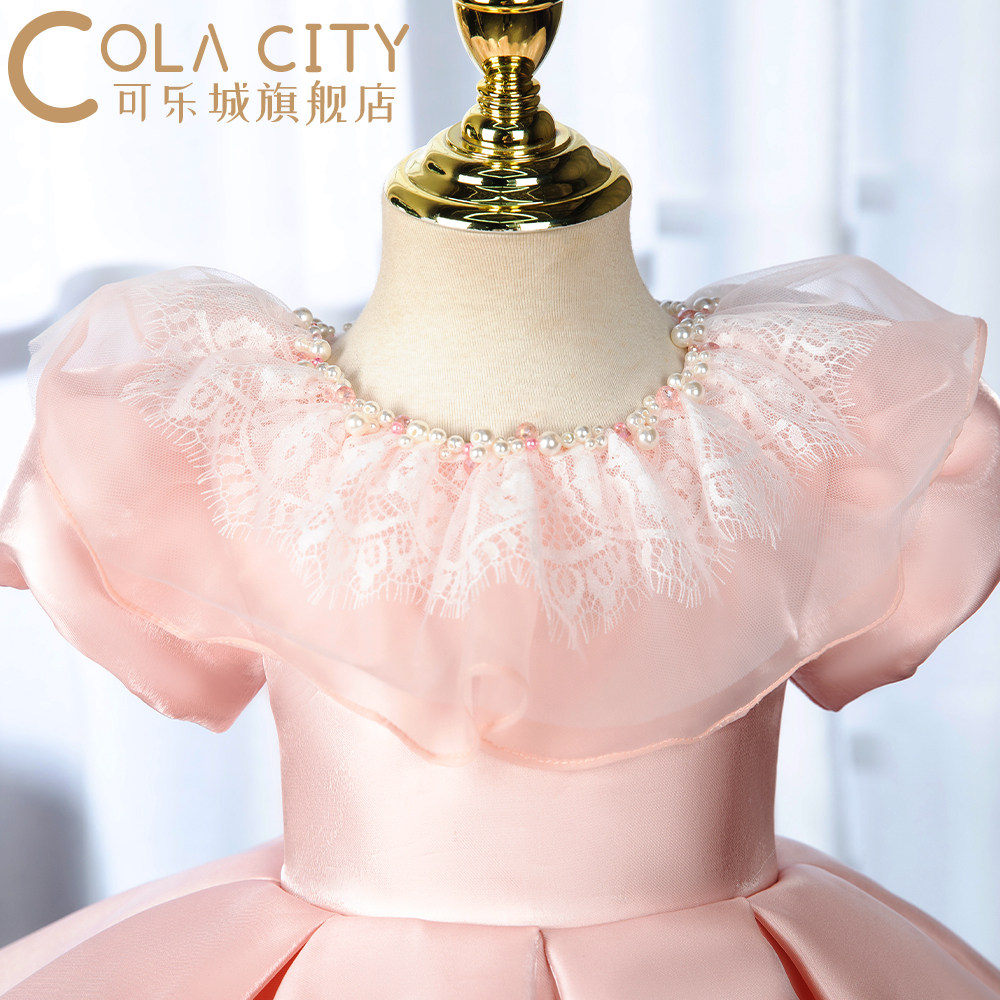 小花童礼服女儿童婚礼婚纱短裙宝宝生日周岁蓬蓬裙一岁公主裙洋气,淘宝优惠券,粉丝福利购,淘宝优惠卷