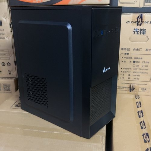 金河田风爆Q25台式机电脑商务办公游戏水冷防尘散热ATX主机箱电源 - 图0