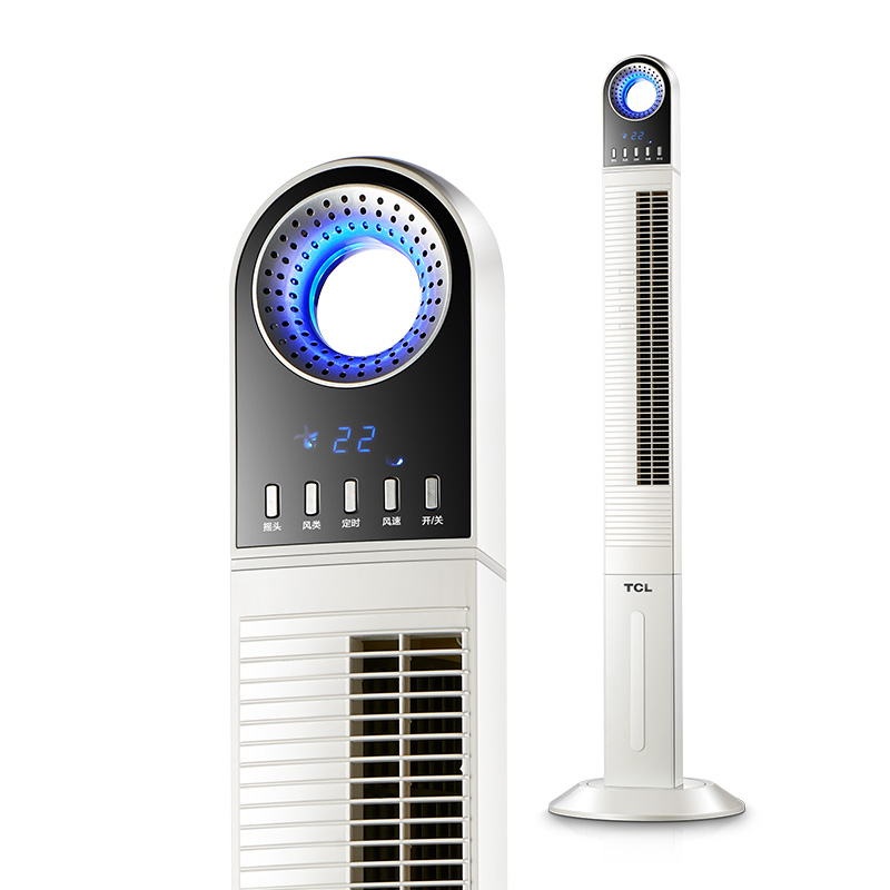 tcl小麦专卖店TCL电风扇家用静音负离子遥控智能落地风扇台立式定时节能塔扇0
