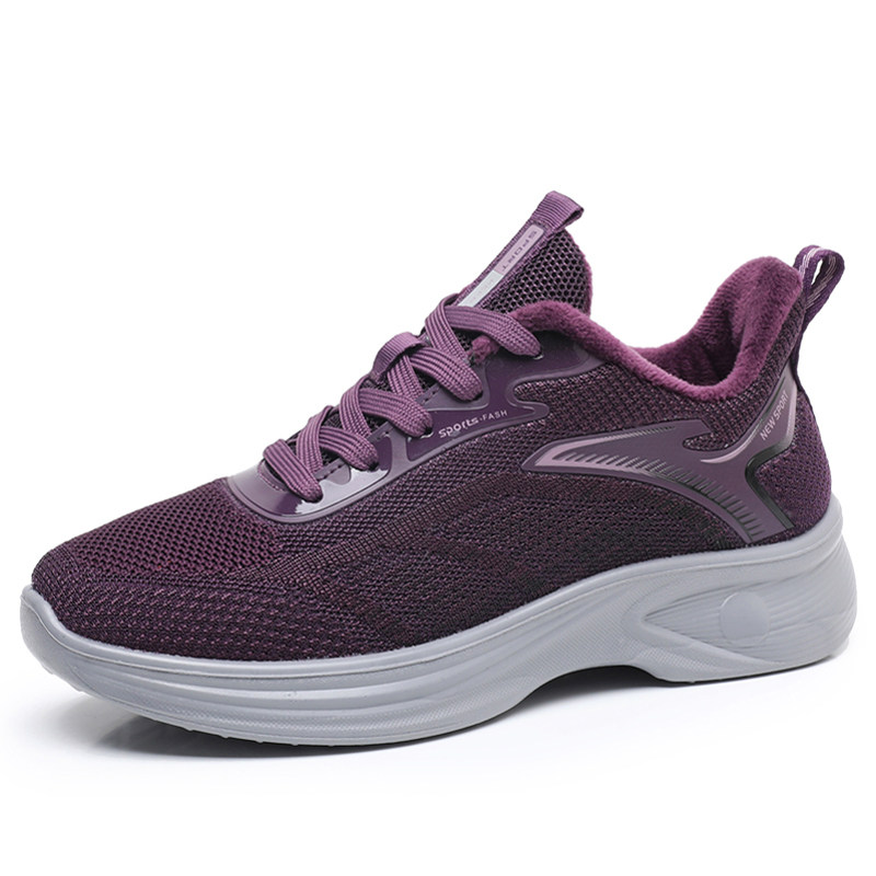 冬季加绒加厚保暖中老年妈妈鞋老北京布鞋女棉平底防滑奶奶运动鞋,淘宝优惠券,粉丝福利购,淘宝优惠卷